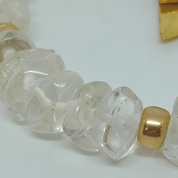 * vintage 1978 Carlton Ridge signed Sutton Hoo stone buckle front necklace - Picture 7 of 7